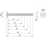 Винт универсальный BELBAGNO М4х45 мм, отделка белый цинк SCU.M4*45.WZ